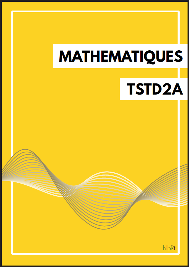 Manuel STD2A Maths 1ère